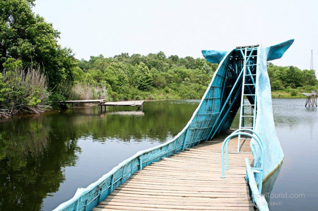 Tail of the Blue Whale of Catoosa