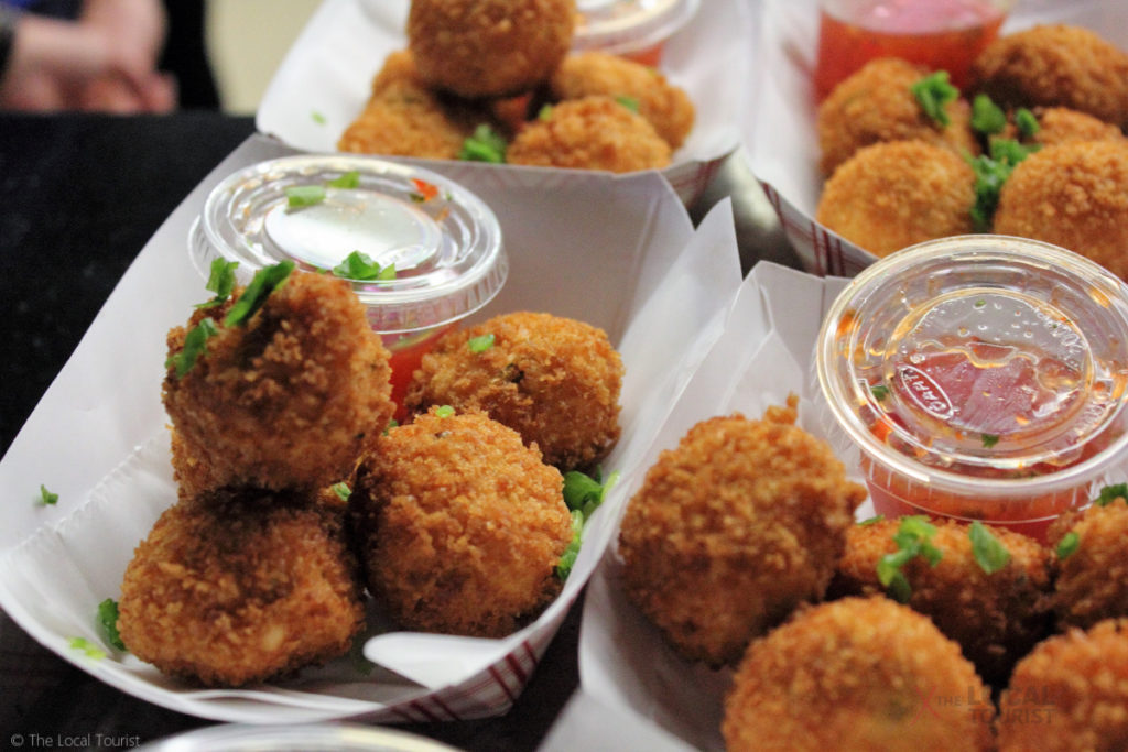 Deep Fried Sriracha Cheese Balls at the Minnesota State Fair