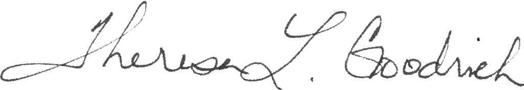 Theresa L. Goodrich signature