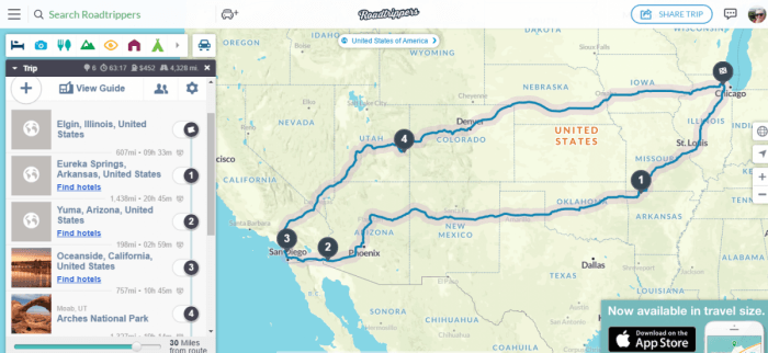 Now the fun really begins! Roadtrippers - adding destinations