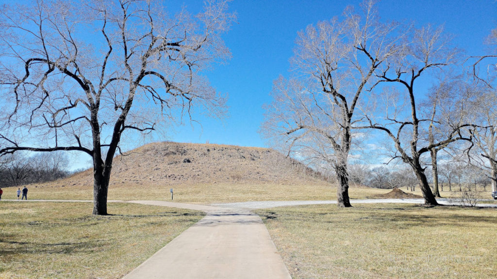 One of the mounds at Cahokia State Historic Site