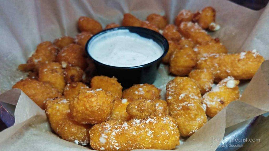 Fried cheese curds at Richmond Brathaus