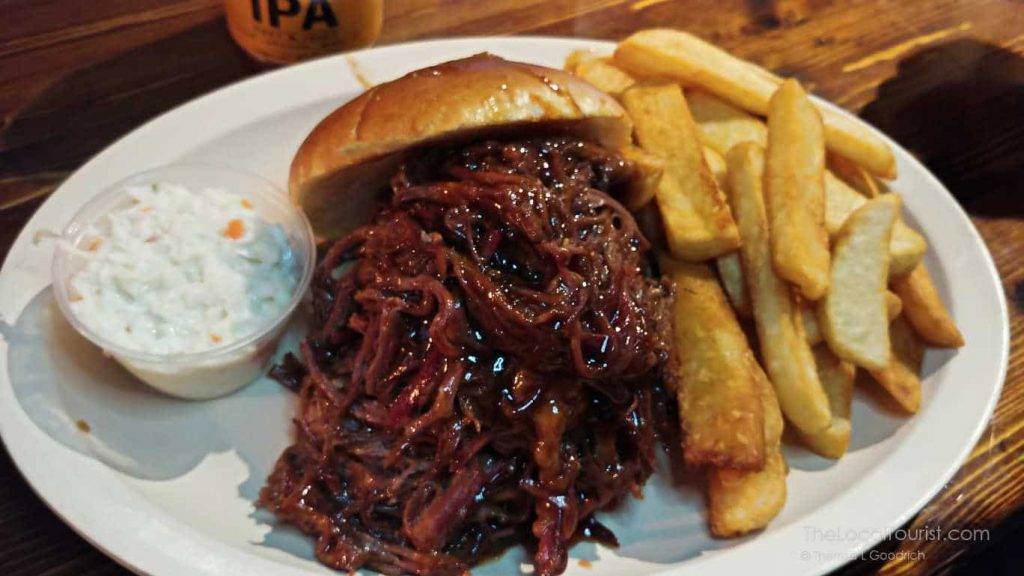 Barbecue brisket at Crystal Lake Rib House