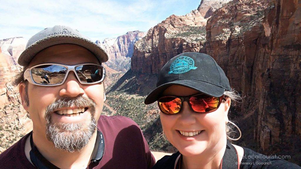 Jim and Theresa at Zion National Park