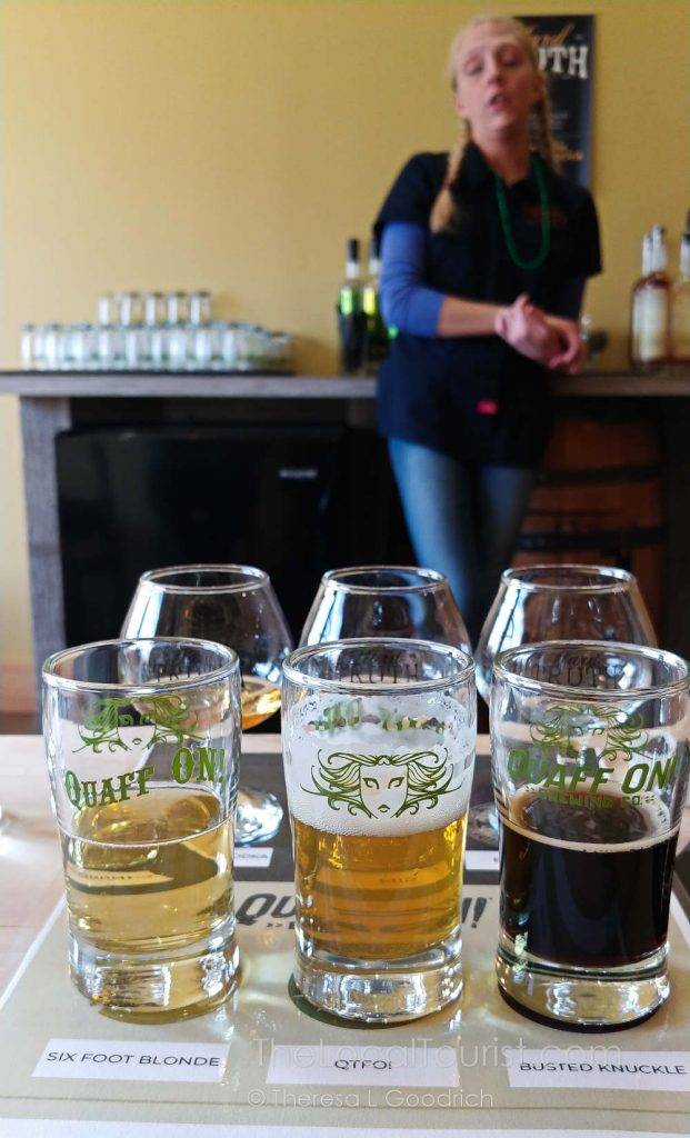 Beer and spirits tasting at Hard Truth Hills