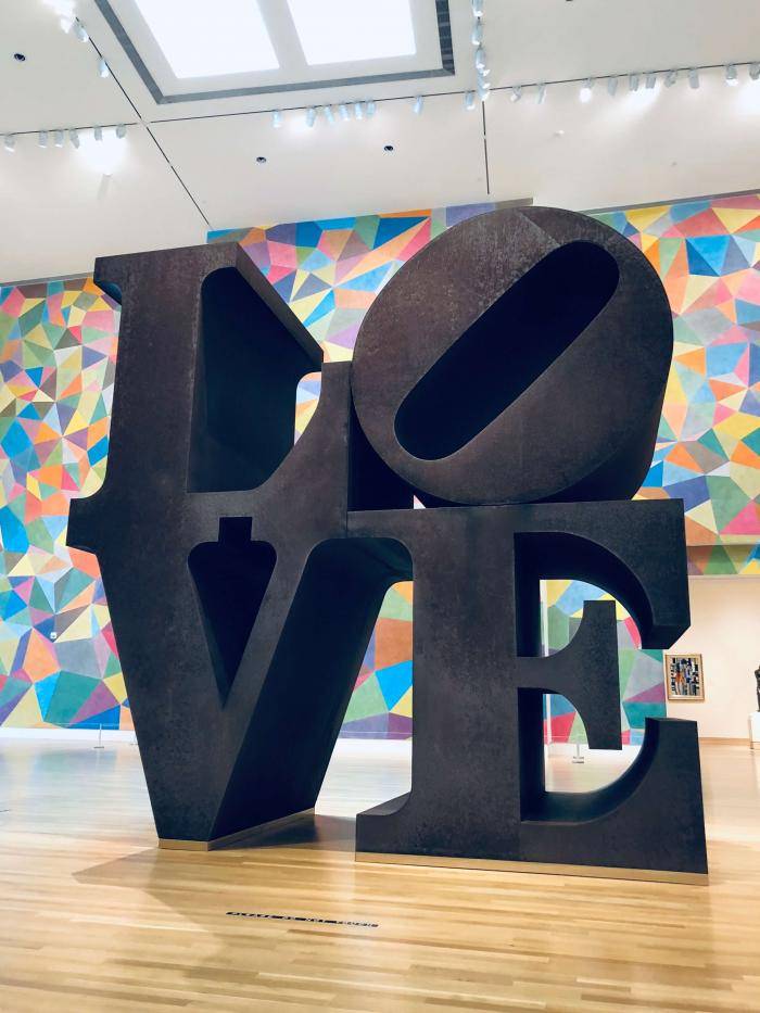 Robert Indiana's LOVE Sculpture at Newfields
