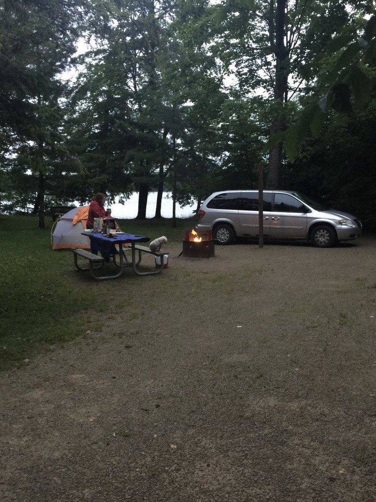 Photo by Deb Thompson - Camping at Colwell Lake Campground