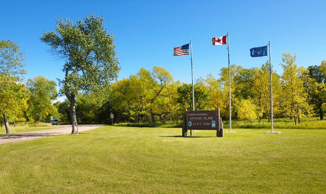 Graham's Island State Park in Devils Lake, ND; photo courtesy North Dakota Tourism