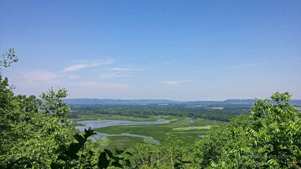 View of Mississippi River from Perrot State Park near Trempeleau, Wisconsin