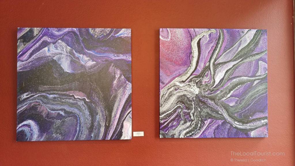 Local art at Carlson Creek's Old Town Scottsdale tasting room