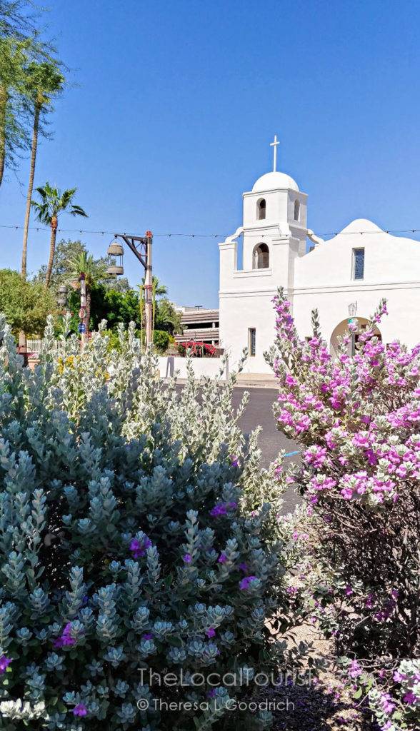 Old Adobe Mission, the oldest Catholic Church, and the oldest standing church, in Scottsdale