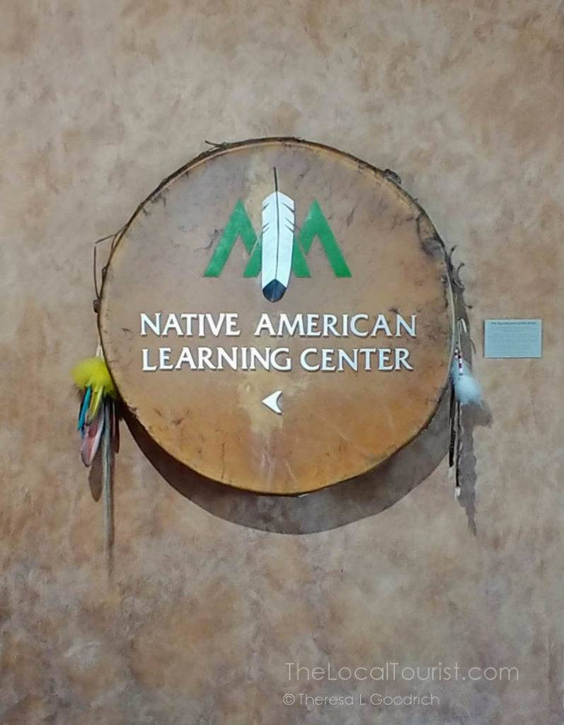 Sign for the Native American Learning Center at Hyatt Regency Scottsdale Resort and Spa