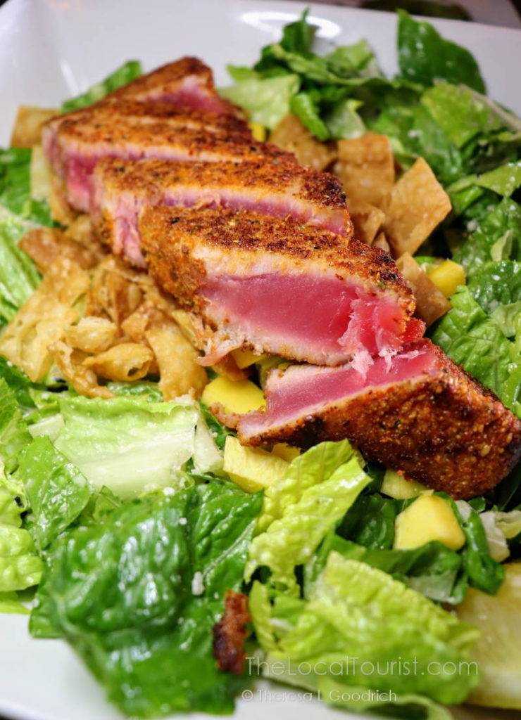 Tuna salad from Hula's Modern Tiki, a delicious restaurant in Old Town Scottsdale