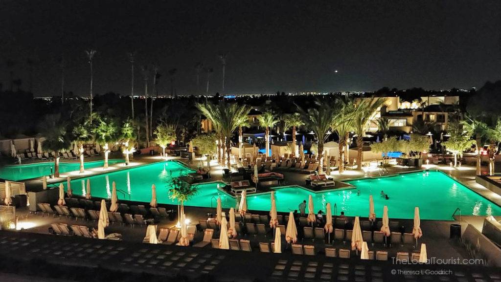One of the many pools at the Phoenician