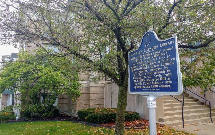 Danville Public Library, a Carnegie Library