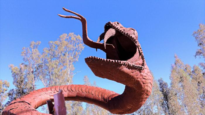 Ricardo Breceda Serpent Sculpture