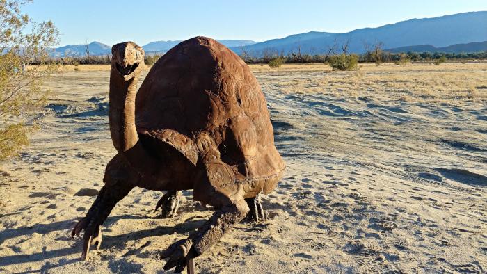 Borrego Springs Tortoise Sculpture by Ricardo Breceda