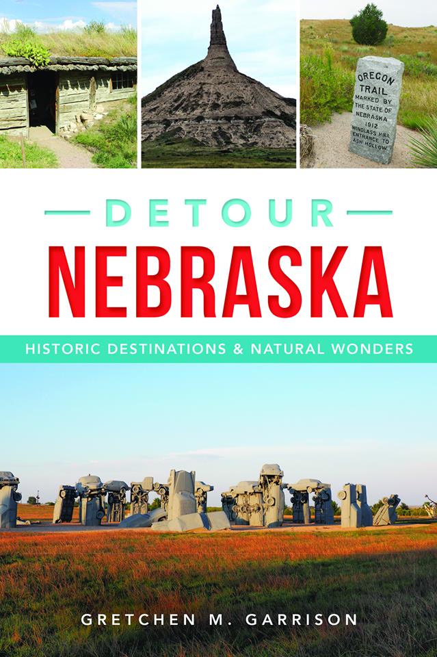 Book cover for Detour Nebraska, by Gretchen M. Garrison