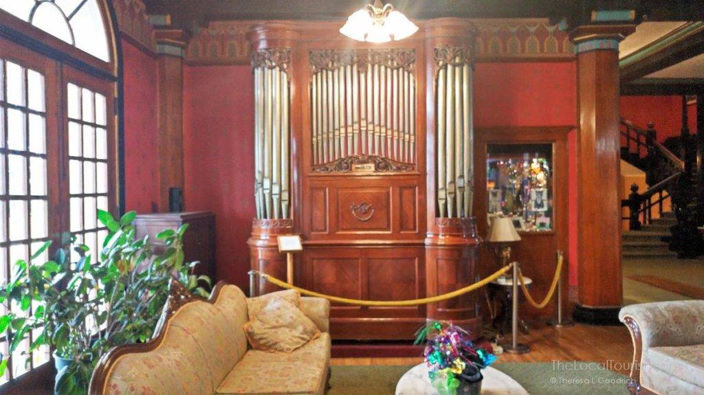 Pipe organ at 1886 Crescent Hotel in Eureka Springs, AK