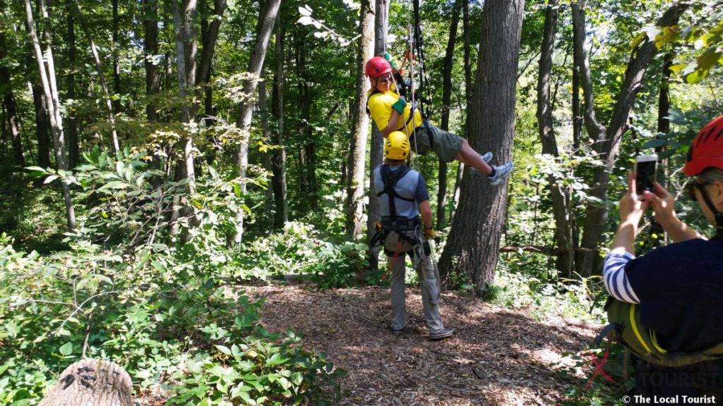 Long Hollow Canopy Tours Rappelling to Forest Floor