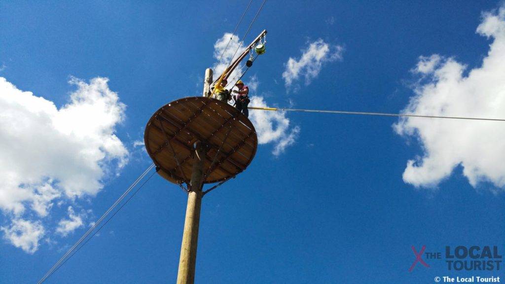 Final Platform at Long Hollow Canopy Tours