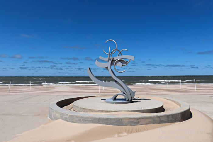 Sculpture at Silver Beach in Saint Joseph, Michigan