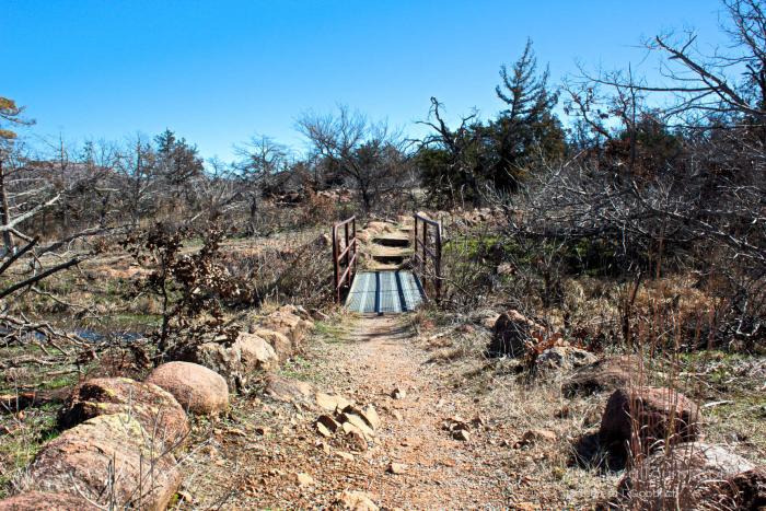 Wichita Mountains hiking trail
