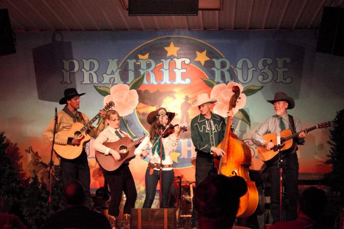 Musicians at the Prairie Rose Chuckwagon Supper