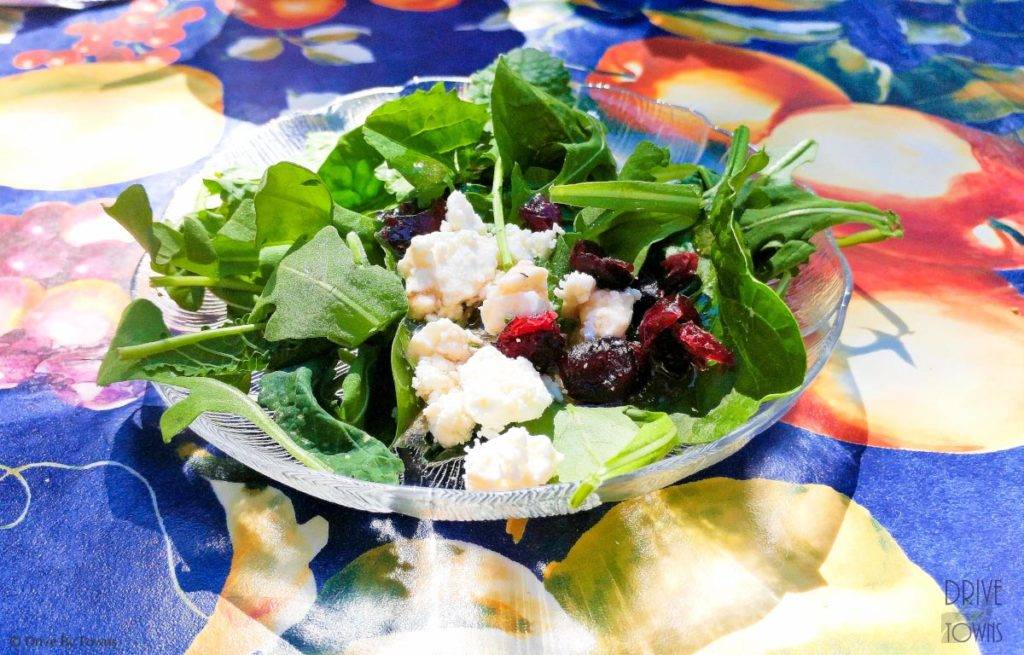 Amuse Bouche salads at The Garden Cafe